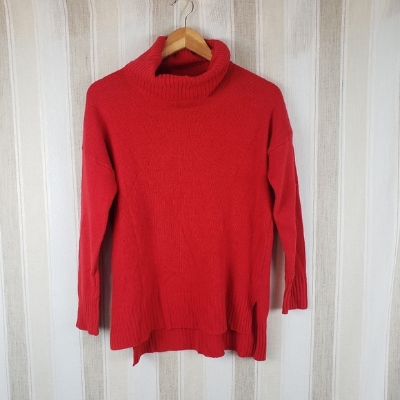 Bartolini Wool Cashmere Blend Sweater Cherry Red Size Small‎ - Picture 1 of 8